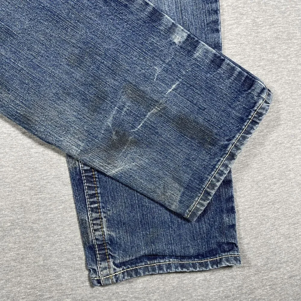 Ariat M3 FR Jeans Mens 38x30 Blue Medium Wash Loose Straight Flame Resistant